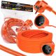 Podaljšek električni Black 30m 3x1,5mm IP20 s 1 oranžno vtičnico