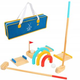 Mini golf set Tooky Toy za igro vrtne arkade 13 kosov