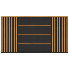 Elegantna Komoda NELGARI 160 x 44 x 88 cm večbarvna mat