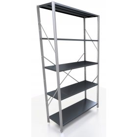 Regal za shranjevanje kovinski 200 x 95 x 40 cm