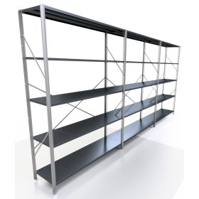 Kovinski skladiščni regal DODAS 200x380x40 cm