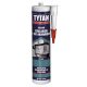 Tyran Professional črni silikon za steklo in akvarijska okna 280 ml