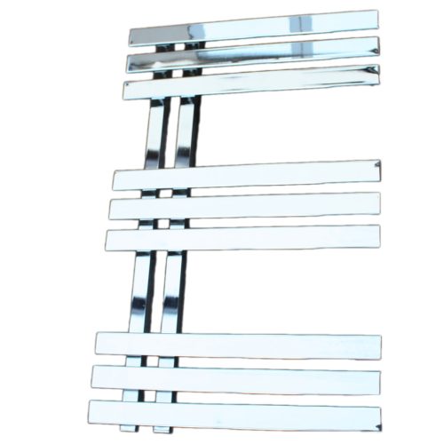 Kromirani kopalniški radiator ELISA 800x500 mm s 5 cm razmika