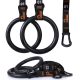 Kroge za gimnastiko Majestic Sport GYMring črne 23,5 cm - Fitnes obroči