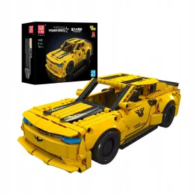   Model avtomobila Izivzočni Bumblebee z vzvratnim pogonom - Kocke 15081 MOLD KING 736el TECHNIC