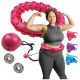  Hula Hop hujšanje s cevmi XXXL PLUS SIZE 145 cm v PASU z utežmi