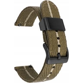 Vrhunski platneni pas za uro 22 mm C16B #255 b/b