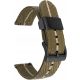 Vrhunski platneni pas za uro 22 mm C16B #255 b/b
