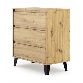   Kvalitetna Komoda TopEshop Scandi 3S 70 x 39 x 78,5 cm v umetnem hrastu mat
