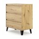 Kvalitetna Komoda TopEshop Scandi 3S 70 x 39 x 78,5 cm v umetnem hrastu mat