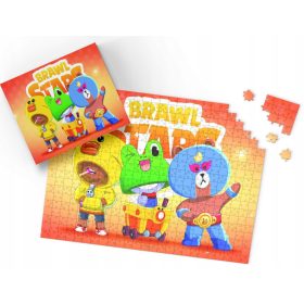    PUZZLE - BRAWLL STARSS BAJKA - VZORCI ZA BOŽIČNO DARILO - 110 kos + ŠKATLA