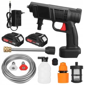   Močni brezžični tlačni čistilnik 1500 W 2x baterijski set