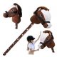 Plišasta glava konja na palici z zvokom HOBBY HORSE