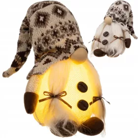   Božični Gnome Gnome pod božičnim drevesom s LED osvetlitvijo