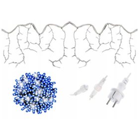 LED Lučke z Učinek Strobov 100 LED Modro/Hladno Belo