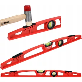 POZIOMNICA ZA PLOŠČICE 600 MM ALUMINIJ 2 NIVOJA Z MAGNETOM