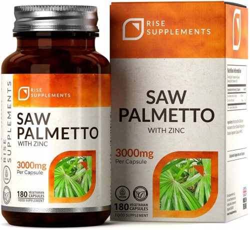 Palma sabalowa Saw Palmetto - 180 kapsul po 3000mg, za moške in ženske