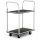 Servisni voziček z 2 policami 72x43cm 120kg MSW-PW-120