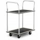 Servisni voziček z 2 policami 72x43cm 120kg MSW-PW-120