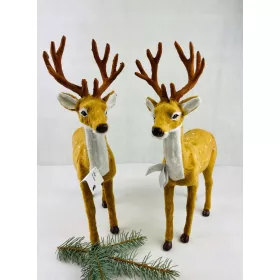 Okrasna božična figurica| SEVERNI JELEN| kot živa 32cm