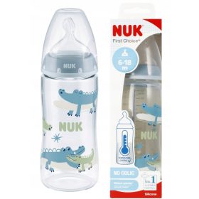   NUK First Choice+ slovenska steklenička s senzorjem za kasice 360ml XL 6-18M