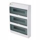 Stikalna naprava Elegant 2408-01 IP40 3x18 natynkowa modularna stikalna plošča RN-nt 3/54 N+PE zaščitna naprava