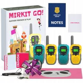   Otroska igra MIRKIT GO! 4 otroški voki-tokiji in 4 igrala na dvorišču T-388