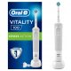  Oral-B Vitality 100 električna zobna ščetka s tehnologijo Braun, bela, 1 kos