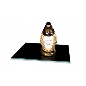 STOJALO ZA CVETNE SVEČE I CVETLIČNA PLOŠČAD 40x30, ČRNO