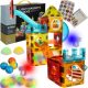 Kruzzel Magnetni Bloki Magnetni Bloki Konstrukcijski Izobraževalni Puzzle Set 75 kosov