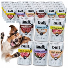   BULT MOKRA HRANA ZA PSE VREČKE MESO MEŠANICA OKUSOV 24X100G