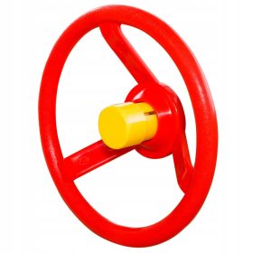   Kreativni volan za igrišče s klaksonom za razvoj otrokove domišljije in zabavo na prostem. Izdelan iz visokokakovostnega polistirena odpornega na vremenske vplive, skladen z evropskimi standardi in ce