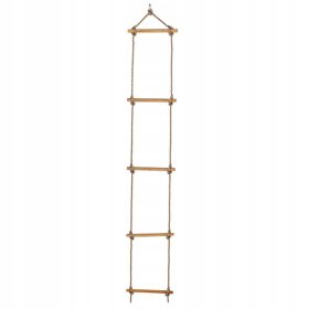 Tribecco drevesena plezalna lestev za igrišče