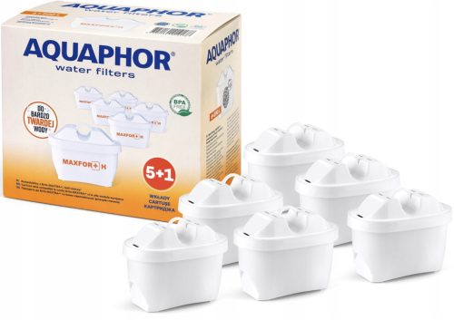 Vodni filter Aquaphor Maxfor Plus H za zelo trdo vodo, 6 kosov