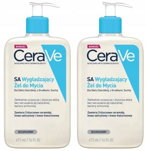 CERAVE SA Vlažilni in gladek gel za umivanje, 473 ml
