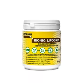   BioniQ LipoDren, biološki odtaljevalec maščob za cevi in greznice 300g