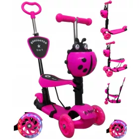 R-Sport H3 Trikolesni Skuter, Roza