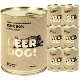 Divjačina za pse Deer Dog s TOPINAMBURjem 0,8 kg