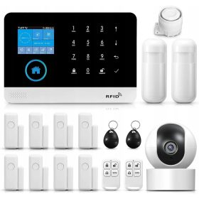   KOMPLET ZA BREZŽIČNI HIŠNI ALARM PGST GSM/WIFI SENZOR GIBANJA