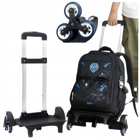   WÓZEK STELAŽ ZA ŠOLSKI NAHRBTNIK NA KOLESIH, TRAKTOR, ROČAJ