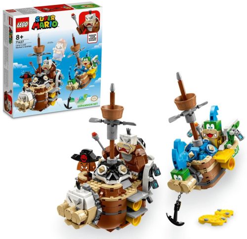 LEGO Super Mario 71427 Larry in Mortonova Letala - razširitveni komplet + Lego za odrasle in otroke 2024 Elektronsko