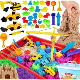 KINETIČNI PESEK + KALUPI PESKOVNIK ZA BAZEN 3kg