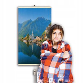 EasyHeat 430W infrardeči stenski grelec Village Hallstat