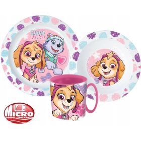 Skodelica Skye iz Paw Patrol 350 ml 3-delni otroški set