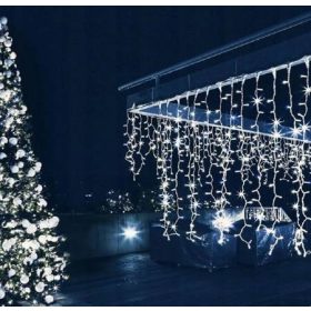   Svetlobna zavesa zunanja 500 LED sijalk Hladno bela FLASH 301 - 500 sijalk