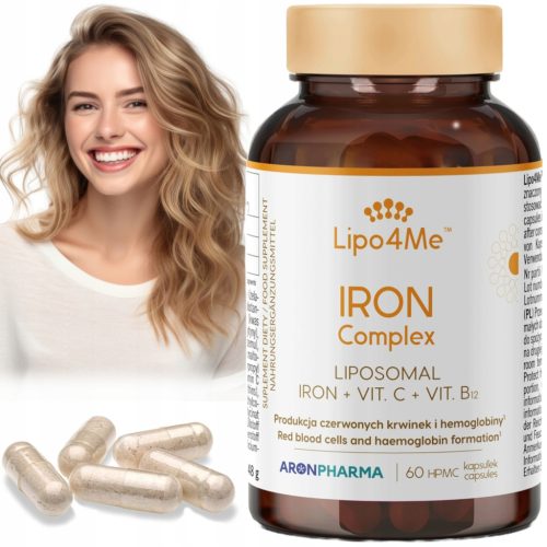 Kompleks Železa Lipo4Me™ z Liposomsko Vitamino C in B12 - Izdelek za Aktivne in Nosečnice