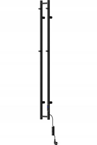 MEXEN Pino Električni Radiator z obešalki 1405 x 137 mm Črn 150 W