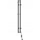 MEXEN Pino Električni Radiator z obešalki 1405 x 137 mm Črn 150 W