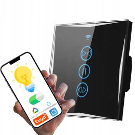 SMART STIKALO ZA ROLETE IN ŽALUZIJE WIFI TUYA LED NA DOTIK