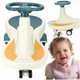   GRAVITY RIDE NA SVETLEČIH LED KOLESIH Z GLASBO + Classic EcoKidWood nalepke 1 kos.